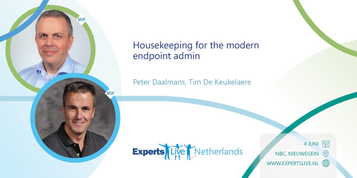 Leer van de experts! 🌟 Peter Daalmans (@pdaalmans) & Tim De Keukelaere (@Tim_DK) spreken over endpoint beheer op #ExpertsLiveNL, 4 juni. Mis hun tips niet! 💡
🔗 Meer info: expertslive.nl #ITManagement #ModernWorkplace