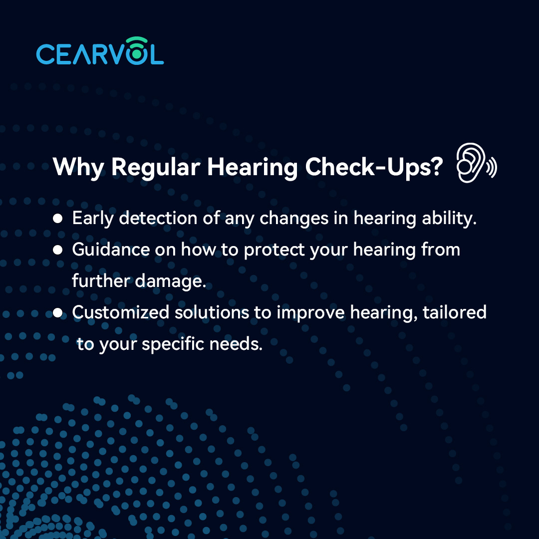 Don’t ignore early signs of hearing loss. Get regular check-ups to protect your ears. 🩺👂
Cearvol's Diamond X1 combines AI technology with discreet design for seamless hearing enhancement.
Take action for your hearing health.
#CearvolCare #hearinghealth #hearinglossawareness