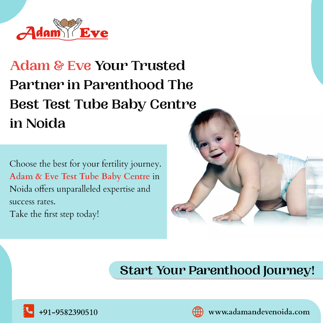 Don't let infertility hold you back from your dreams of parenthood. Adam and Eve Test Tube Baby Centre in Noida is here to support you on your journey. 
𝗖𝗮𝗹𝗹 +𝟵𝟭-𝟳𝟲𝟲𝟵𝟴𝟬𝟱𝟲𝟬𝟬
#FertilityTreatment #IVF #AdamAndEveNoida #NoidaFertility