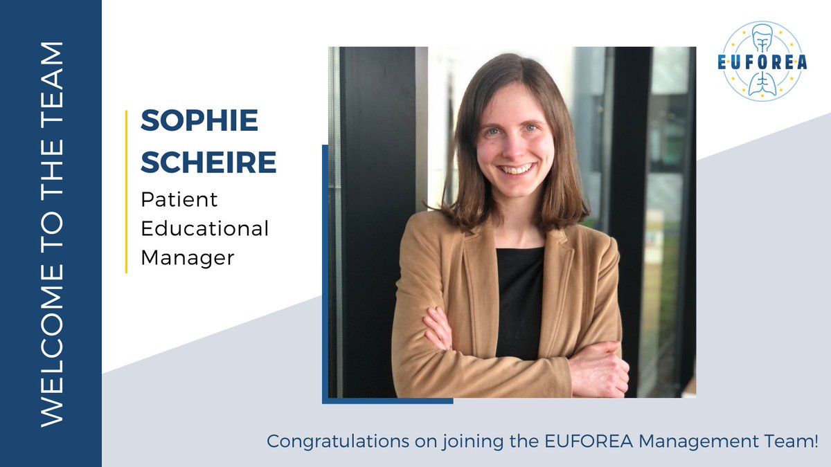💫 #HappyMonday at EUFOREA! We welcome Sophie Scheire to the EUFOREA Management Team as the 🆕 Patient Educational Manager, working on the development and coordination of the #patient #educational portal of EUFOREA. Get to know our team at euforea.eu/who-we-are