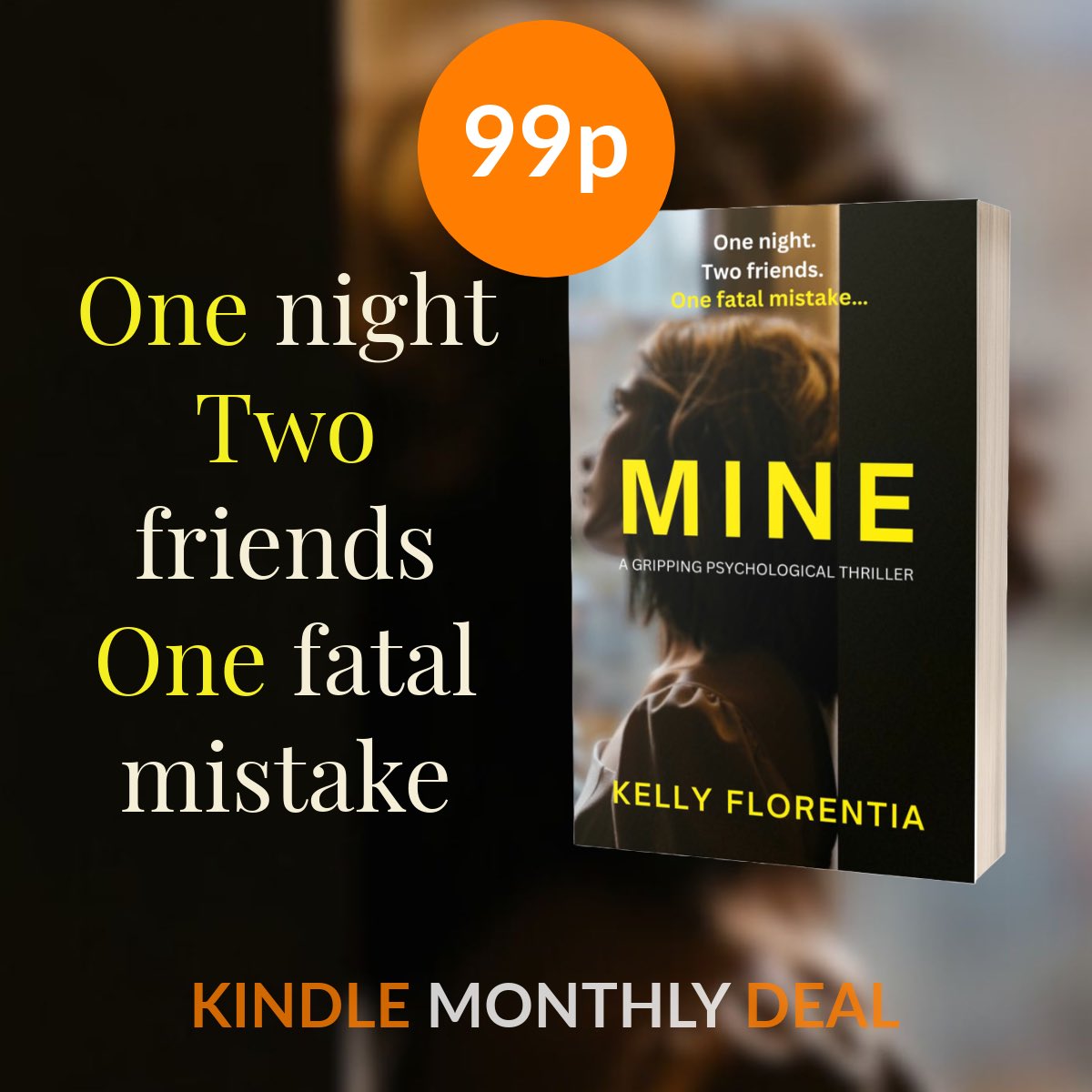 She stole my husband. She’s taken everything from me. But if she thinks she’s going to steal my home, she can think again. MINE amzn.to/45raf67 ✨99p Bank Holiday Monday read✨ A gripping psychological thriller that will keep you on the edge of your seat. #BankHoliday