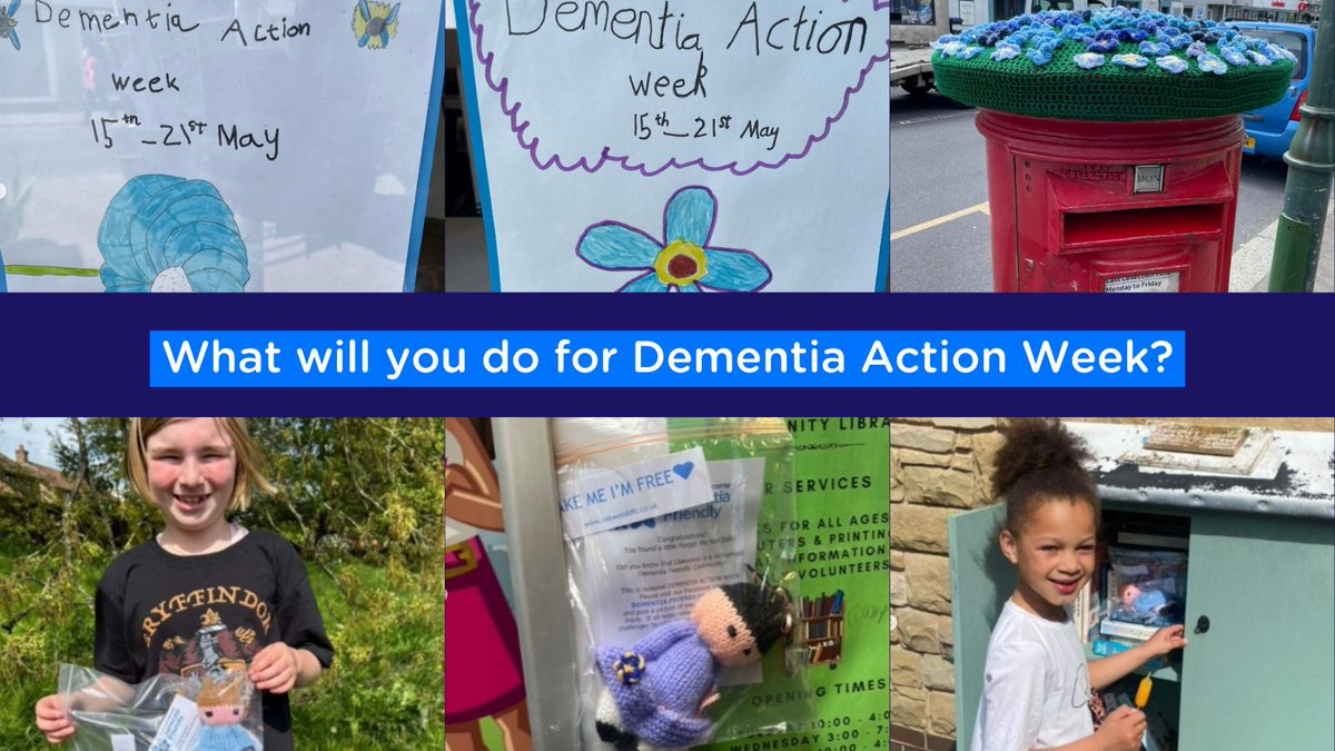 There are just seven days to go until Dementia Action Week 2024! 💙 How will you act on dementia this year? Whatever you decide to do, we can’t wait to see - be sure to tag us on social media, or email dementiafriends@alzheimers.org.uk Read here: spkl.io/60124NJ9p