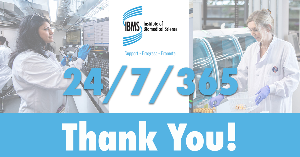 Bank holidays remind us to pause and thank those who never really take a break. To all those in biomedical science and diagnostics, your commitment to health and science does not go unnoticed. Thank you! #AlwaysThere #ScienceHeroes