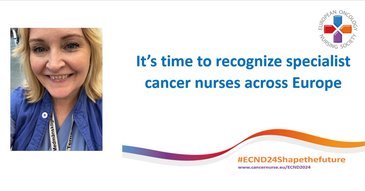 It is time now- we are crucial to cancer care, yet not all countries in Europe do not have a specialist education for cancer nurses! #ECND24Shapethefuture @OncoAlert