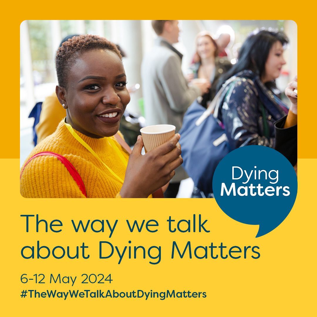 Today we join @DyingMatters to encourage conversations around death & dying. Book onto our @FyldeOur sessions for the confidence and skills to hold these important conversations buff.ly/4dkW3jb @hospiceuk #TheWayWeTalkAboutDyingMatters #BecauseYourLastDaysMatter #DMAW24