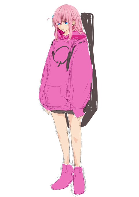 「pink hoodie」 illustration images(Latest｜RT&Fav:50)