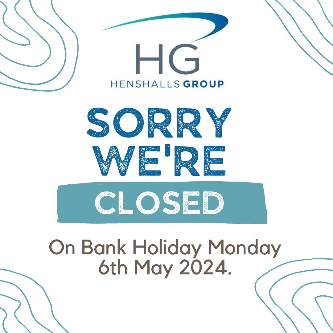 Please note: 📢

Our offices are closed today #BankHolidayMonday. 🔆

We're back in the office tomorrow from 9am

#HenshallsHelps 🙌
#BankHoliday 🎉
#LongWeekend 👍
#NotJustAnInsuranceBroker 💪