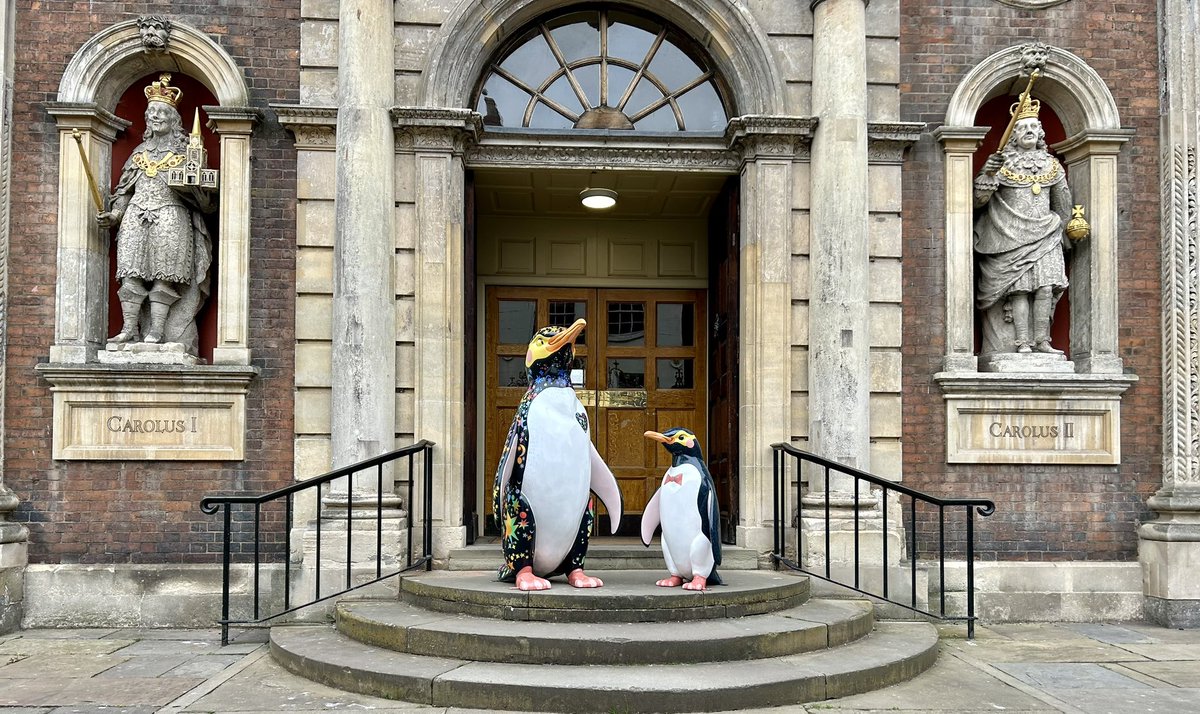 Happy Bank Holiday from Spirit and Hoiho 🐧🐧 If you’re thinking ahead to future days off, why not spend the August Bank Holiday waddling in Worcester? 80 penguins big and small will be here from 22 July to 15 September. #WorcestershireHour