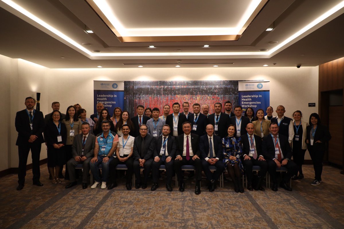 #LIVE - The Secretary General of the Organization of Turkic States (OTS), H.E. Ambassador @KubanOmurali, along with the Head of the European Office of the World Health Organization (WHO), Dr. @hans_kluge, is participating in the opening of the Joint OTS – WHO 'Leadership in