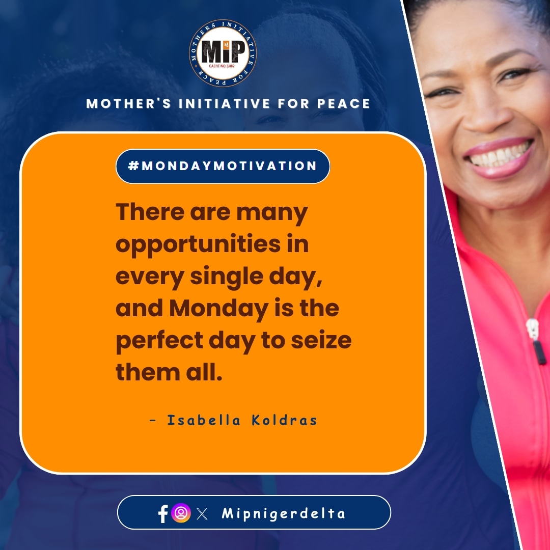 #MondayMotivation 

... Monday is the perfect day to seize them all.

Inspired? Please let's us know in the comments section🥳♥️💃🏽

#inspiration #instaquote #women #womenempowerment #womensupportingwomen 
#womeninbusiness #mipnigerdelta #nigerdeltawomen