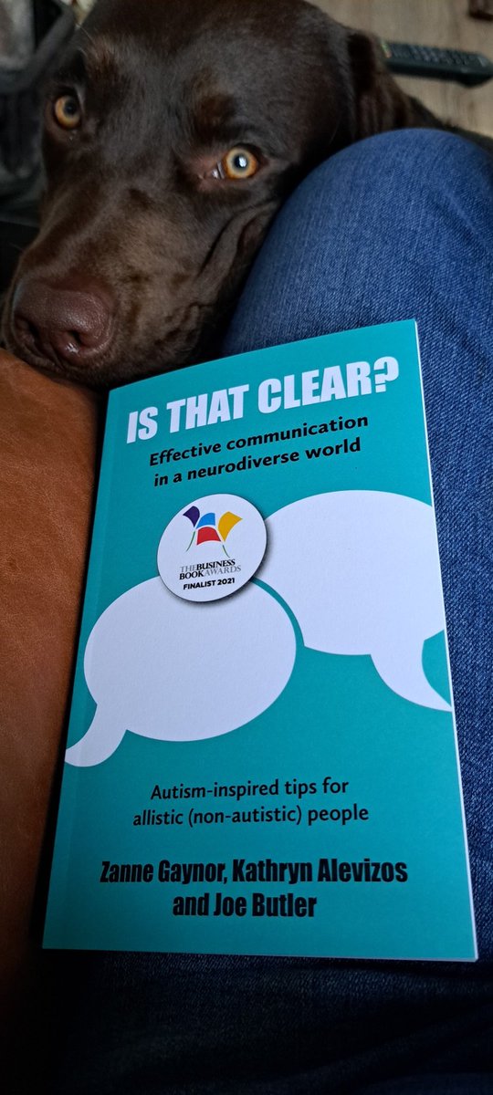 Prepping for a potential CPD session on Autistic Communication styles (with some help). Love this book. Anyone have any other suggestions of resources?
@NDSLTUK @ndasltcen #ActuallyAutistic #RCSLT #slpuppies #mysltday #speechandlanguage #neurodivergentslt #Neurodiversityaffirming