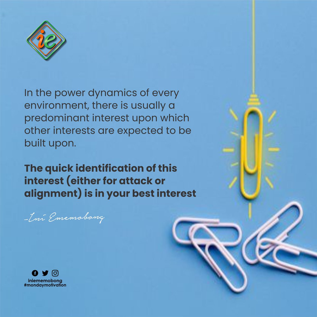 Identify, then align or attack.