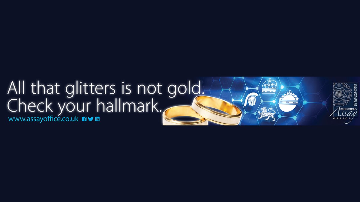 Do you own any precious metal jewellery or items? Have you checked to see if they're hallmarked? Remember - 'all that glitters is not gold!' - find out more here: #AssayOffice bit.ly/36VgbGD