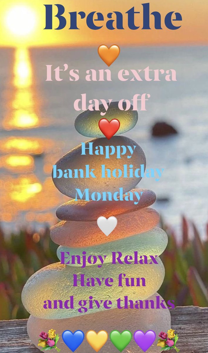 #GoodmorningMonday 
#BankHoliday 
#Dayoff 
#familytime 
#relax #chill #takeiteasy 
#enjoytheday 
#everyoneshappy 
💙💙💗💗💗😎😎😎😍😍😍😍😍