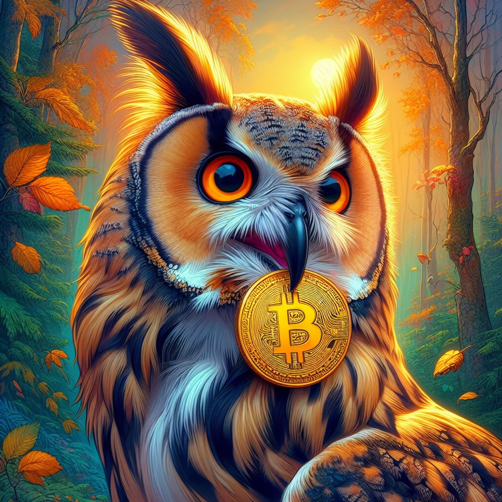 Even an owl has got a bitcoin now. Where will it all end!! #aiart #aiartist #aiartcommunity #aiartwork #aiargallery #digitalart #digitalartist #modernart #modernartist #owls #bitcoing #bingimagecreator #dalle3
