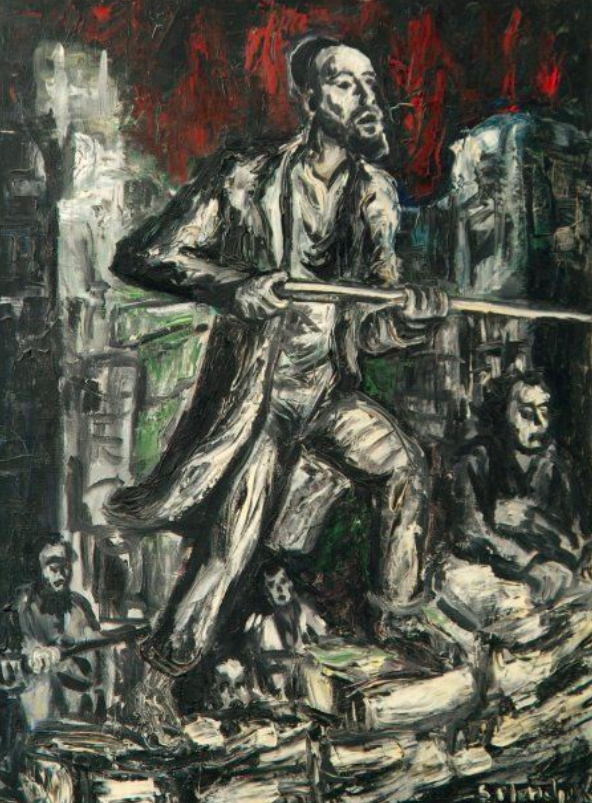 M. Mendjisky Hommage aux combattants du ghetto de Varsovie