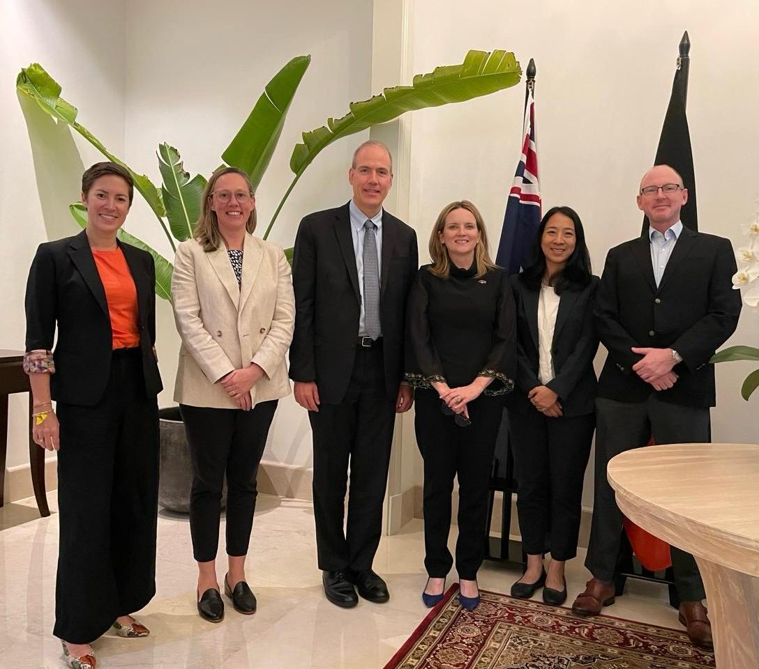 The @Asia_Foundation is a longstanding partner of our @ASEAN-🇦🇺 Political-Security Partnership, supporting #ASEAN priorities on conflict prevention, counter terrorism, maritime & #WomenPeaceandSecurity. Great to see Tom Parks, #ASEAN expert & TAF VP of Strategic Partnerships.