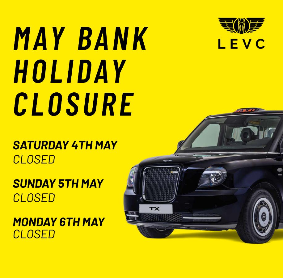 We’re closed today for the bank holiday – don’t worry though, we’ll be open again from 7am for aftersales and 8am for sales in the morning to help you take care of your cab 👍
#BlackCab #London