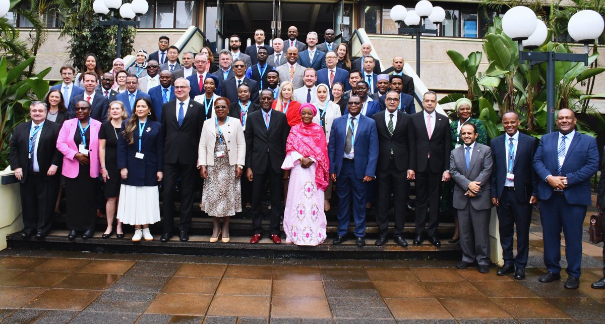 'The challenges we face are complex, but if we remain committed...there is no doubt that we can overcome them. Let us move forward with renewed energy knowing that our efforts will make a real difference in our lives ' - UNON DG @ZainabHawa at 1st 2024 UN Habitat Executive Board.