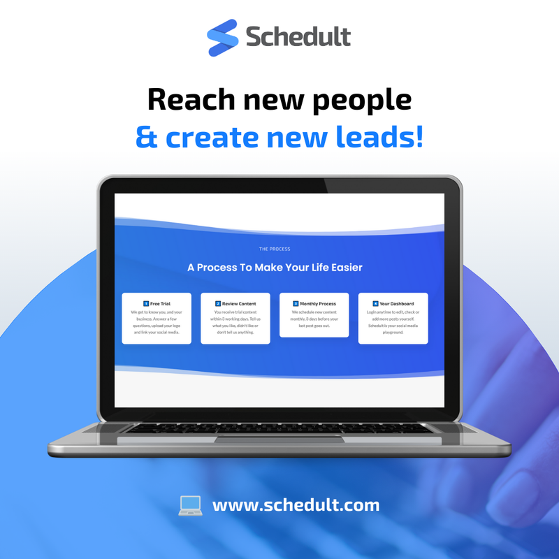 📅 Uploading posts consistently is a powerful way to generate new leads and customers for your businesses.

Discover how we can help you reach your target audience here: schedult.com