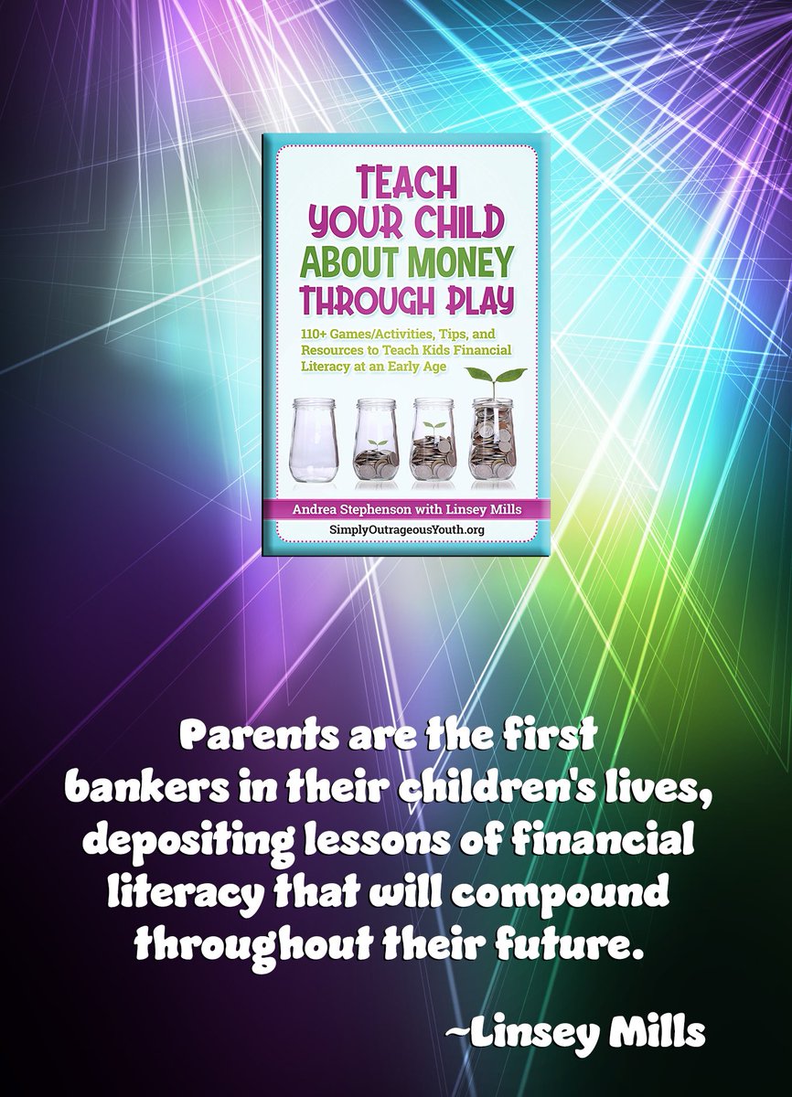 Parents are the first bankers in their children’s lives, depositing lessons of financial literacy that will compound throughout their future. ~Linsey Mills
#financialliteracy #financialliteracyforkids #financialliteracymatters #parentingtips #parentinghacks