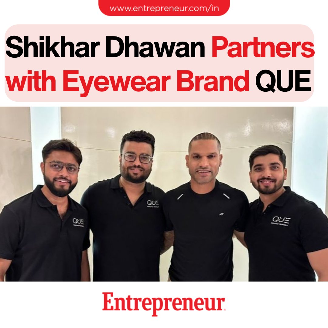 Shikhar Dhawan Invests in Eyewear Brand QUE; Joins as Partner and Brand Ambassador

Read: ow.ly/GA4050RxaaR 

#FashionInfluencer #StyleGoals #PremiumEyewear #ShikharDhawan #IndianCricketer #BrandAmbassador #Sunglasses #EyewearFashion #FashionIndia