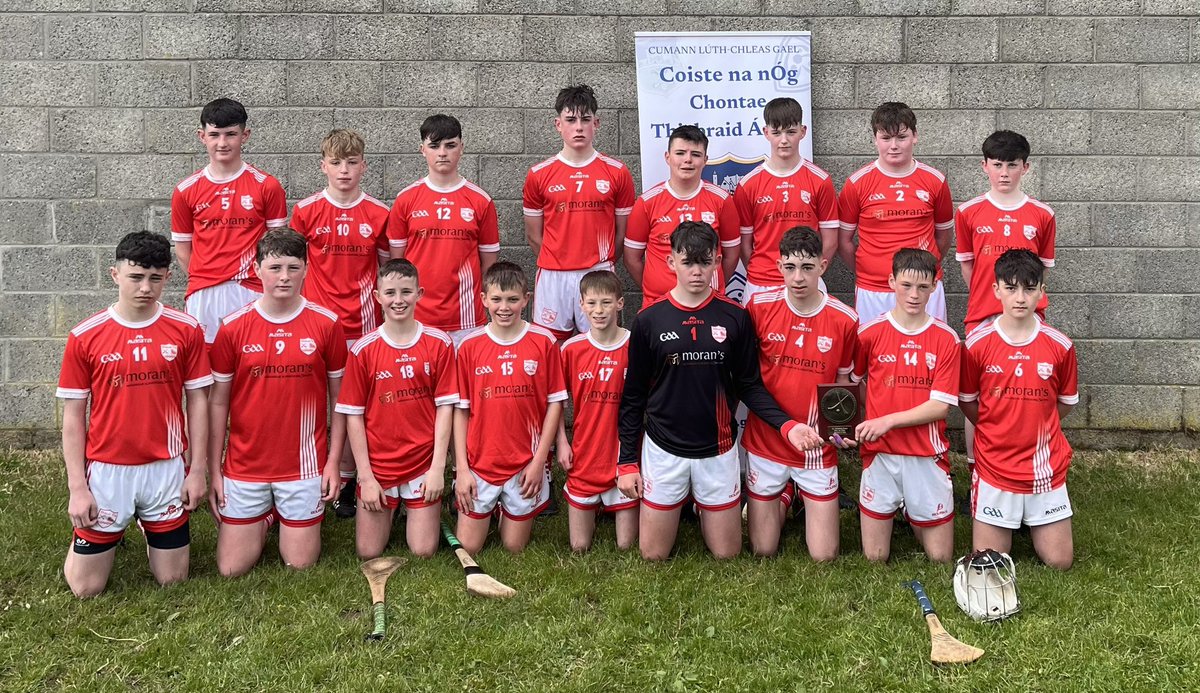 Huge congratulations to @DurlasOgGAA on their win in the #Féile Division 8. 👏🏻👏🏻👏🏻#determination #passion #heart @MidTipp @MidTipp_Coiste @cbsthurles Very proud of all the past and present pupils on the team.