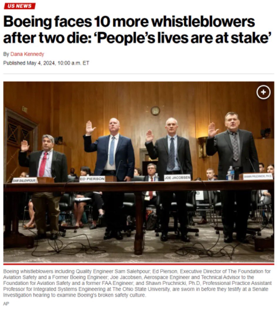 BOEING: Ten more whistleblowers have stepped forward against the company where Hillary Clinton’s cousin serves as director. Doing so in spite of the mysterious deaths of two previous whistleblowers.