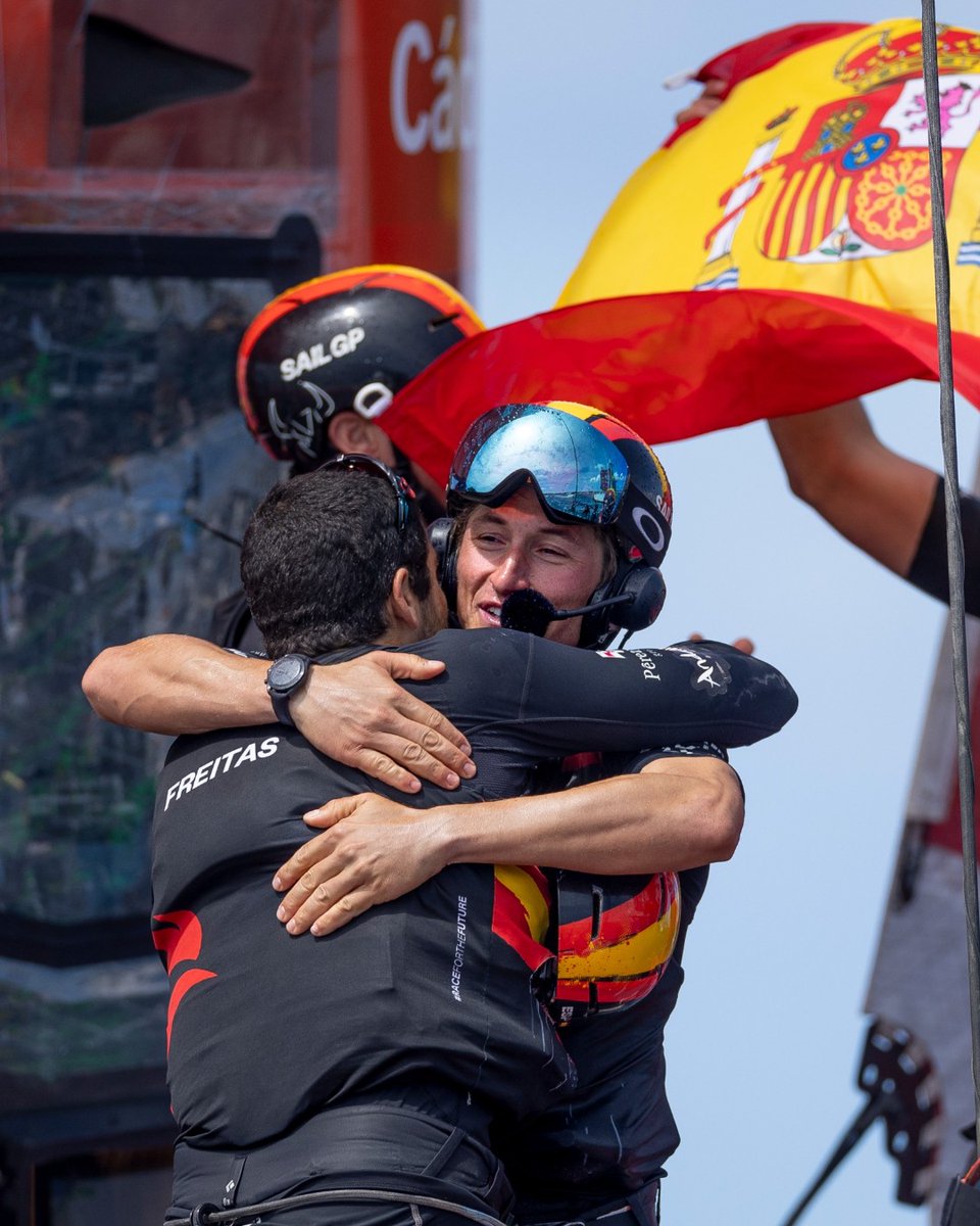 We're going to be reliving this win with @sailgpesp over and over again at the #BermudaSGP it was so sweet 🥹 💖