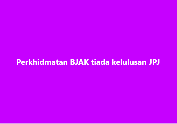 SinarOnline's tweet photo. Perkhidmatan BJAK tiada kelulusan JPJ
#SinarHarian #BJAK #tiadakelulusan #BJAK
