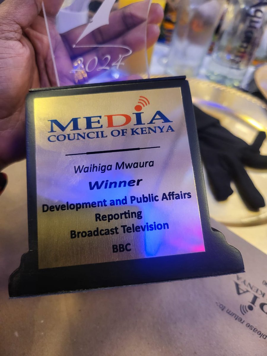1/2 I was pleasantly surprised to find out that the last story I was a part of producing before exiting Citizen TV, The Saudi Allure, took top honors at the Media Council of Kenya 2024 awards (Development & Public Affairs Reporting). The story called for accountability, after so…
