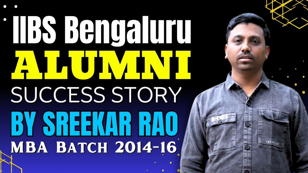 Alumni Success Story by P Sreekar Rao | IAA Meet-2023 | IIBS Business School Bengaluru youtu.be/2DU1fQR5ktw

#IIBS #successstory #alumini #BDA #event #ZenithTechnologies #collegelife #pgdm #mbaprogram #collegefest #leadership #enterprenure  #AndhraPradesh