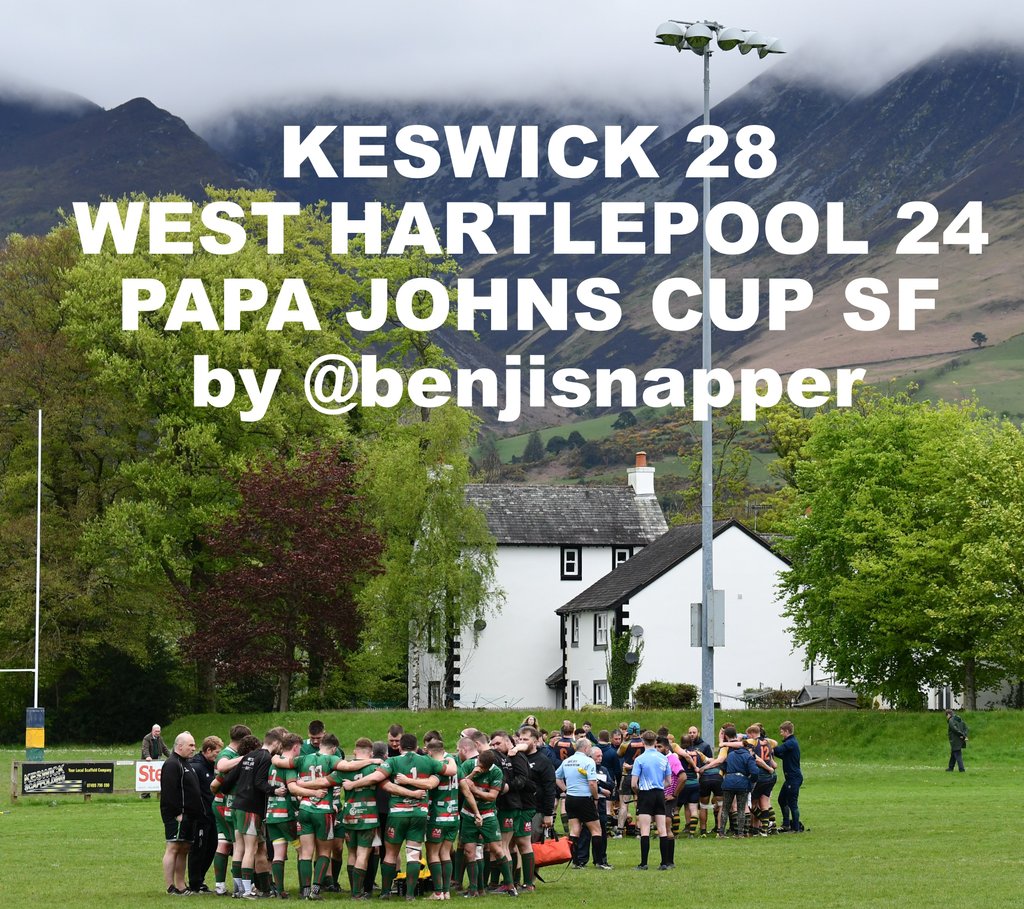 KESWICK RFC 1ST XV 28 V 24 WEST HARTLEPOOL RFC 1ST XV I Papa Johns Cup Semi Final I Photos by Ben Challis #Pitchero
keswickrugby.com/photos/keswick…