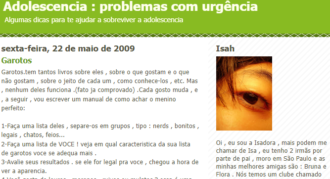 Blomknopp's tweet image. fui procurar uma imagem pro capítulo que tô fazendo, cliquei em alguma coisa sem querer e aparentemente eu uso o mesmo email desde 2009 porque me redirecionou pra edição do meu blog de pré-adolescente. quem quiser ótimos conselhos amorosos iguais a esses só falar comigo