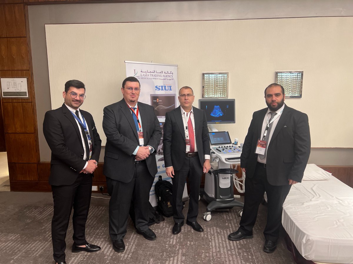 SIUIHealthcare's tweet photo. From April 25 to 27, our distributor has taken the Apogee 6200 to support at the International Radiology Conference of the Jordanian Radiological Society.
#SIUI #Apogee6200 #Radiology #MSK #Superficial #Ultrasound https://t.co/GGRx4vOg8r