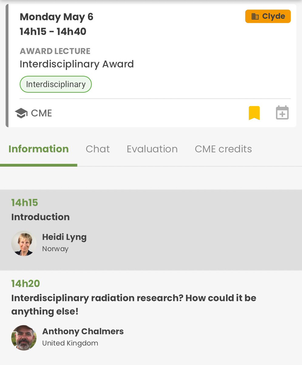 Really looking forward to @ProfAJChalmers award lecture at 14.15 today 👏well deserved @ESTRO_RT multidisciplinary award #ESTRO24