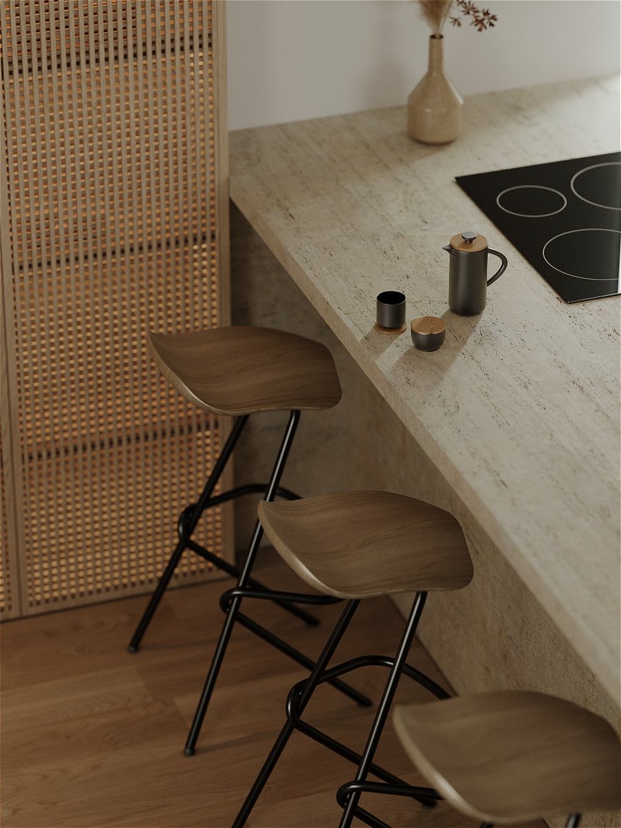 prostoria_ltd's tweet image. Available in three heights, the barstool easily adapts to various interior situations of residential or public spaces.
#Barstool 48x43x84 cm
#Counterstool: 43x37x73 cm
#Stool: 38x37x52 cm
#Strain design: Simon Morasi Piperčić
project: Studio OBE

#prostoria #farmorethanafactory