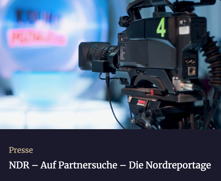 Christa Appelt zu Gast beim NDR
Der #NDR präsentierte im Februar eine bunte Palette an Partnersuche-Optionen, von Online-Dating bis zu Kochkursen. Doch die Vielfalt birgt auch Tücken: Was für den einen funktioniert, muss nicht unbedingt für den anderen passen.

Bei der Suche nach