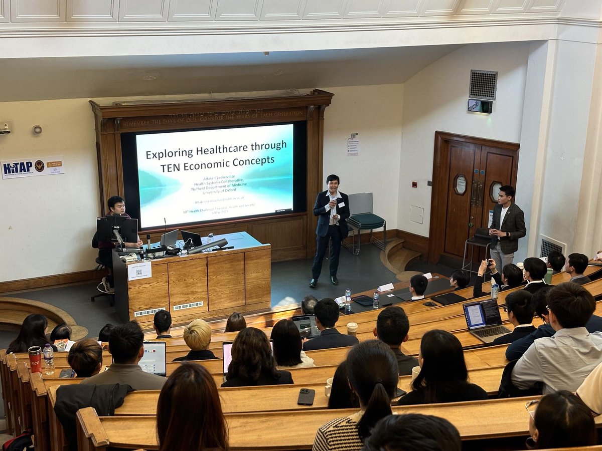 Health Challenge Thailand 2024 Conference at UCL went well ☺️ Thanks you everyone who joined us and thanks to the committee members who helped organising the event. It was my pleasure to be a co-chair this year. #HCT2024