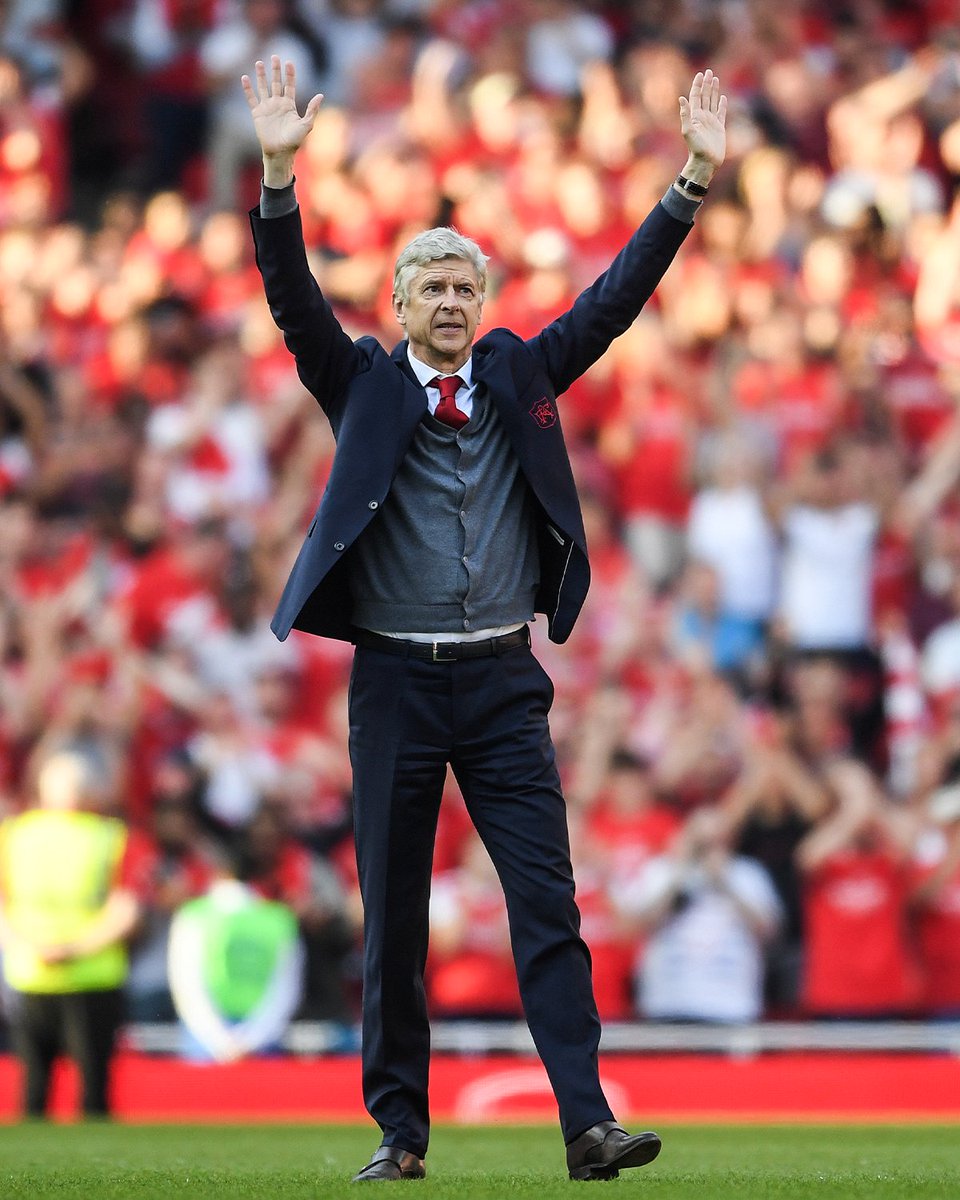 It's been six years since Arsène Wenger’s emotional farewell at the Emirates after 22 years at the helm of Arsenal 👋🥹🔴