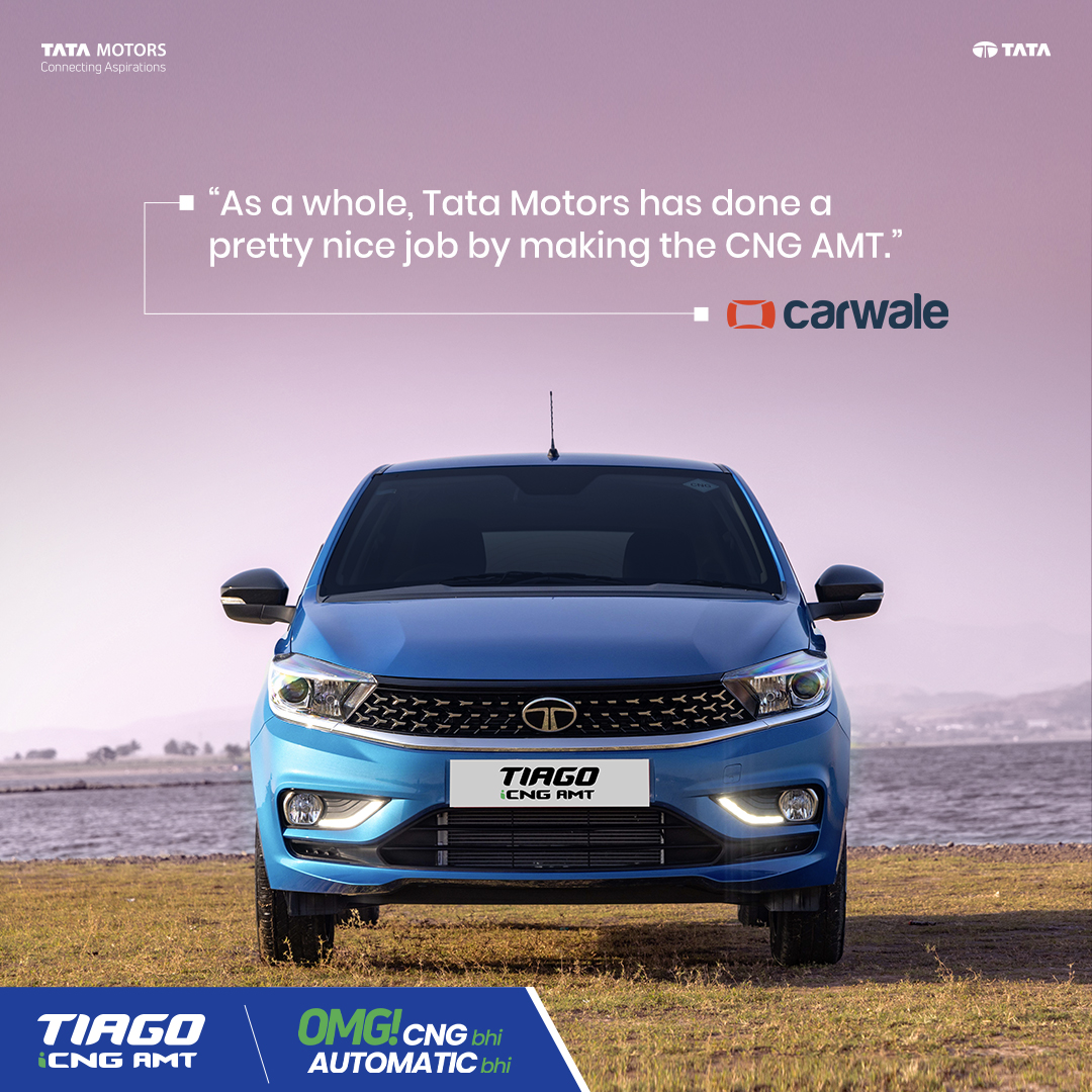 Read on to discover the auto journos’ perspective on why the iCNG AMT was a much needed innovation!

Visit  bit.ly/TiagoiCNGAMT book yours today. 

#OMGCNGbhiAutomaticbhi #TiagoiCNG #iCNG #OMGitsCNG #TataiCNGRange #NewLaunch #TataMotorsPassengerVehicles #BookNow