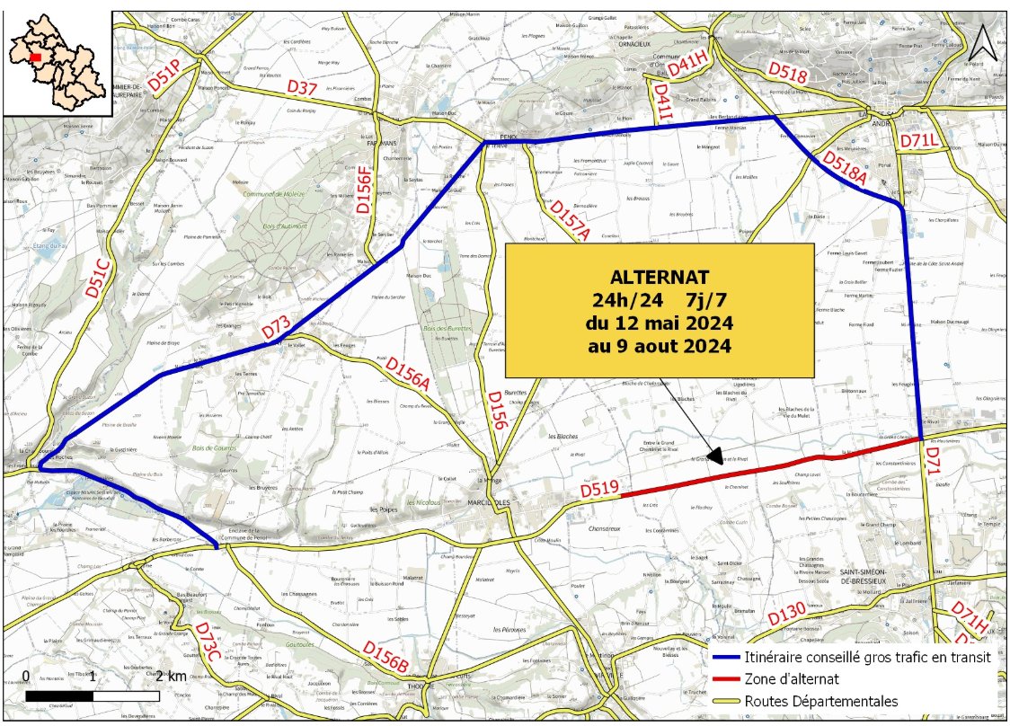 🚧 [TRAVAUX] 🚧 RD 519 - « TRAVAUX D’AMÉNAGEMENT DE SÉCURITÉ ENTRE LE RIVAL ET MARCILLOLES » Du 12 mai au 09 août Plus d'infos : tinyurl.com/yv78yjev 📍 Pour vos déplacements, pensez itinisere.fr !