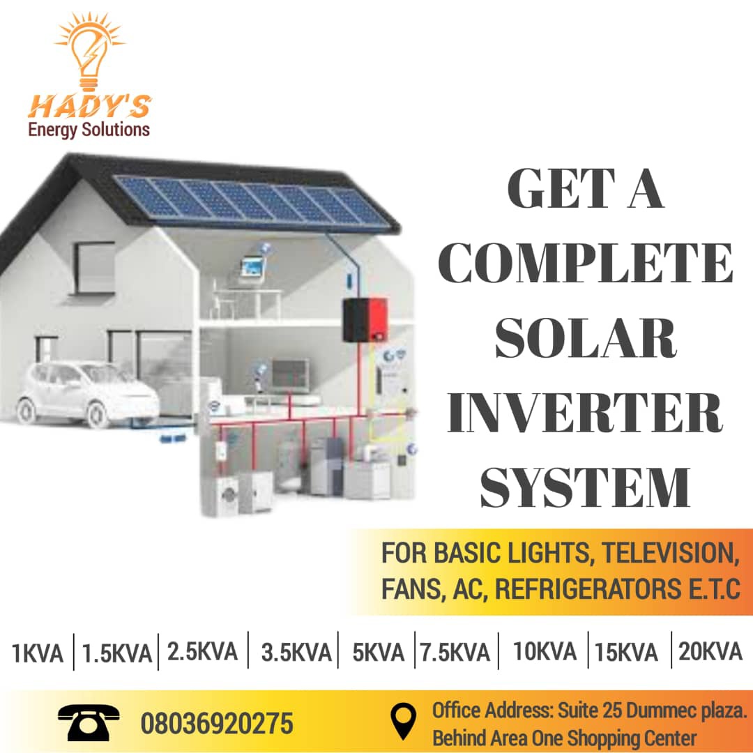 Generators have a recurring cost because you have to constantly refuel and provide maintenance on them. 

Solar inverter on the other hand recharge with free energy from the sun and is maintenance-free.

GO SOLAR! 

#SolarEnergy 
#RenewableEnergy 
#SDG7
#AbujaTwitterCommunity