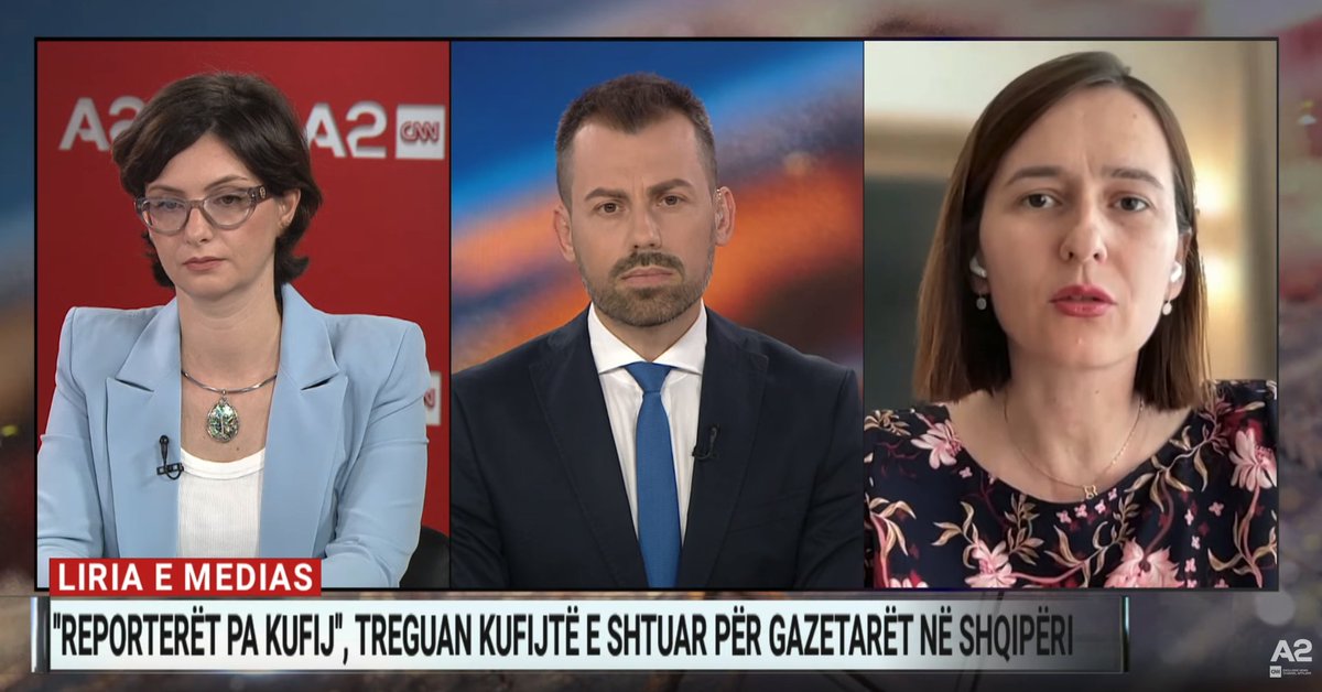 BlerjanaB's tweet photo. I spoke at #A2CNN about the @RSF_en World Press Freedom Index, examining the systemic challenges that hinder media freedom in Albania.
The full conversation with Viola Keta from @Faktoje_Albania and Erion Dushi 🔗⬇️
https://t.co/gnVLDuehhx https://t.co/4hWdHy1aht