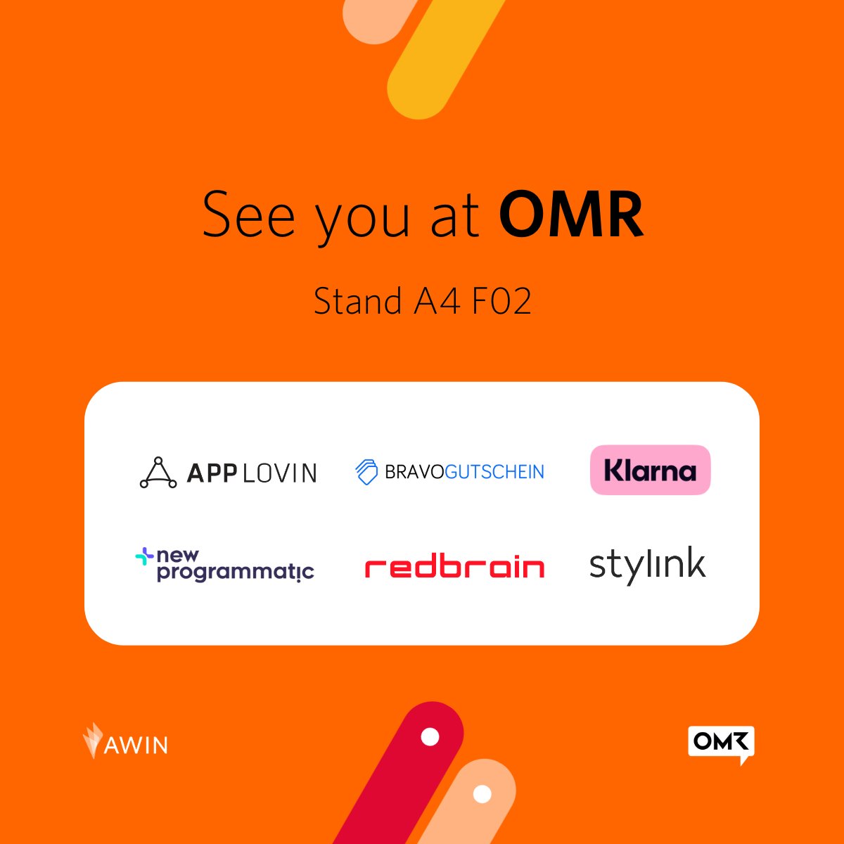 We can’t wait to see you at @officially_OMR 🚀 Don’t forget to swing by the booth and say hi to us, plus our amazing sub-exhibitors 💻📈 🛍️ #PartnerMarketing #AffiliateMarketing #OMR