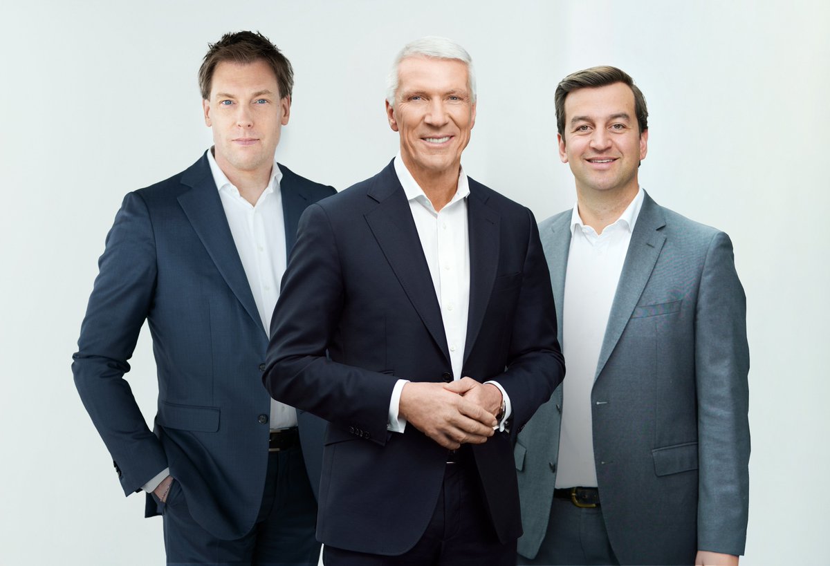 Changes in our #management team: Jan Thyen takes on as Group Chief Financial Officer, Gabriel von Mitschke-Collande as new Group Chief Digital Officer. Together with Group CEO Ralf Wintergerst they are ready to build on our success and lead G+D into a new era. 💪 #Transformation…