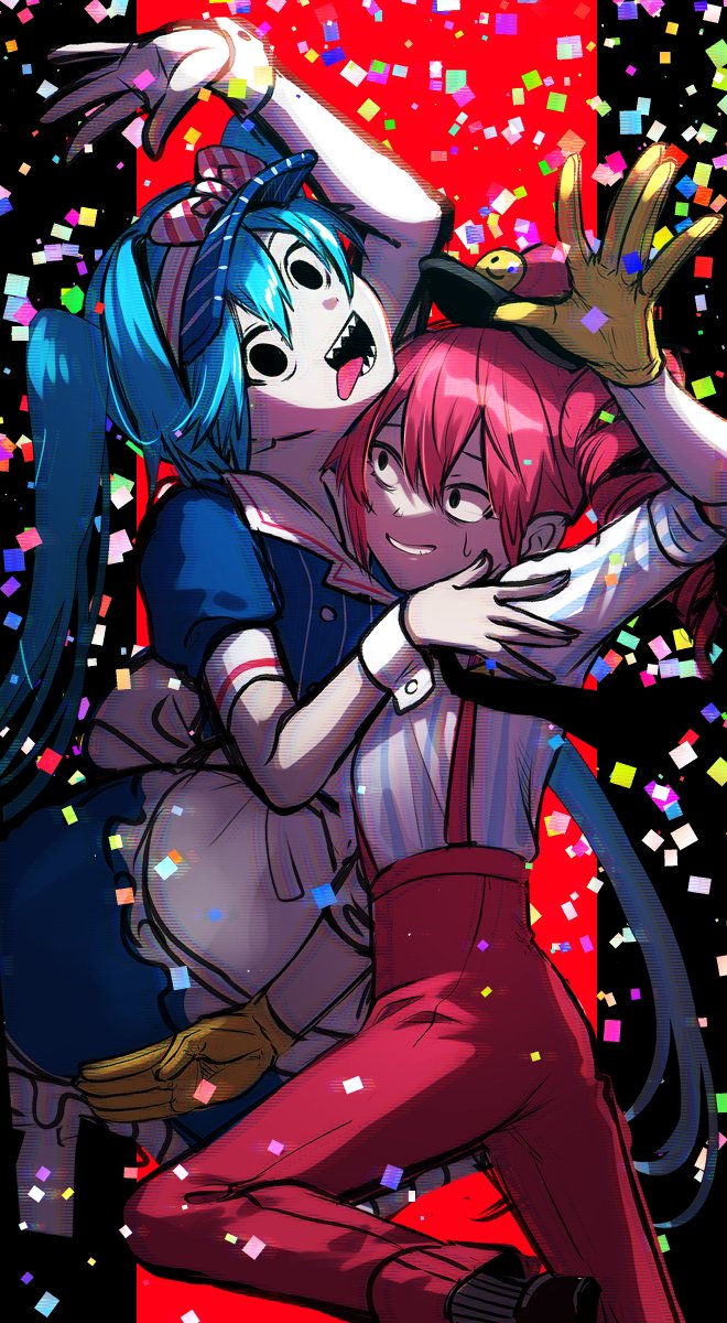 初音ミク ,重音テト 「#WIP 」|うろこけら＠3月以降着手ご依頼募集中