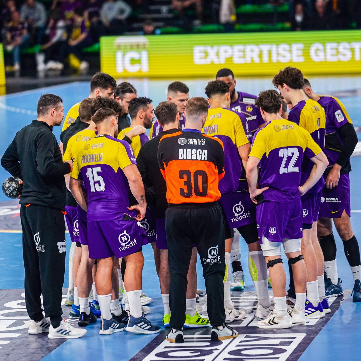 Le programme de la semaine ⤵️ Lundi : 🏋️‍♂️ + 🤾‍♂️ Mardi : 🎥 + 🤾‍♂️ Mercredi : 🏋️‍♂️ + 🎥 + 🤾‍♂️ Jeudi : 🎥 + 🤾‍♂️ + ✈️ Vendredi : ⚔️ Montpellier / Club House Samedi : ✈️ Dimanche : 😴 👊