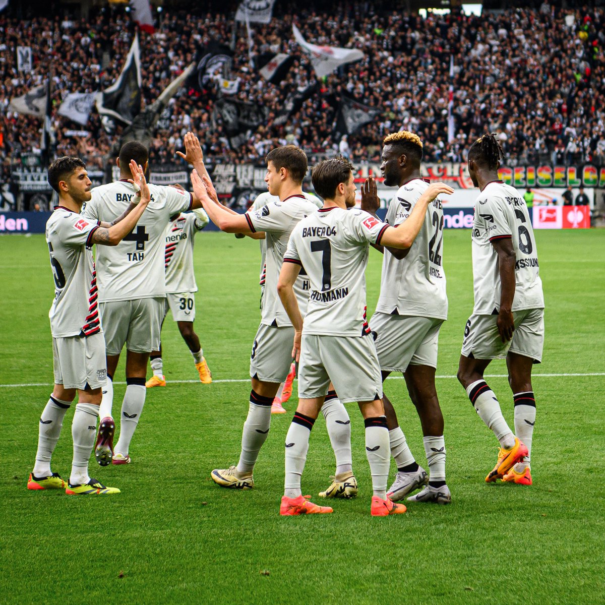 8⃣2⃣ #Bundesliga goals this season - the most we've ever scored in a single campaign 🔥

(And still two games to go! 👀)

#SGEB04 | #Bayer04 #Werkself