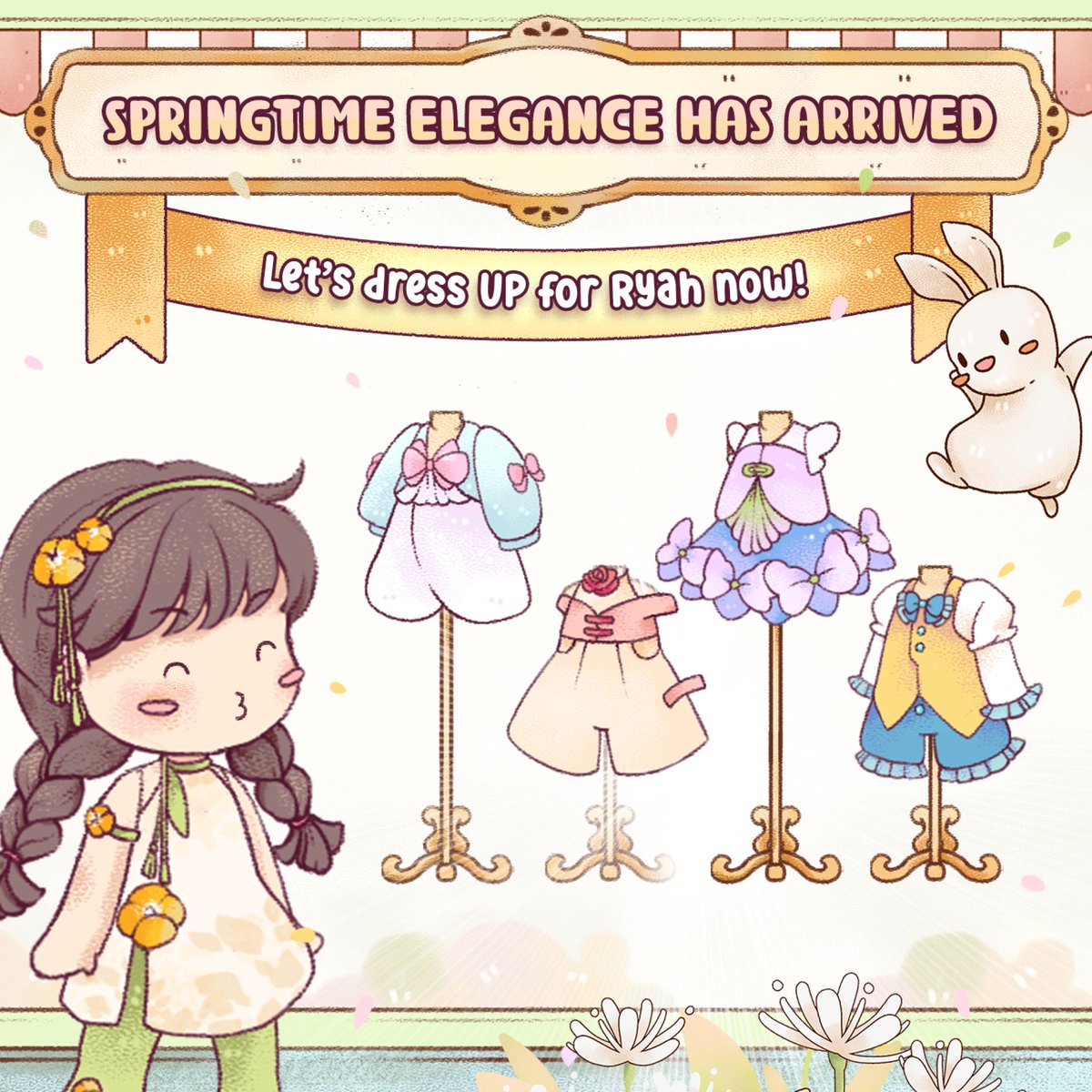 RyahsRhythm's tweet photo. 👗🎨 It's dress-up time! Help choose the perfect outfit for Ryah's day out. From playful pastels to vibrant florals, which ensemble should she wear? 🌼#DressUpFun #ryahsrhythm 👉 iOS: https://t.co/Ev3nwHqmQ2 👉 Android: https://t.co/Jxv4LwVOqp https://t.co/IeXUIC5e0q